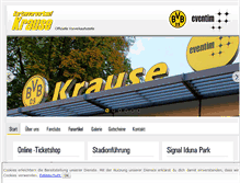Tablet Screenshot of kartenvorverkauf-krause.de